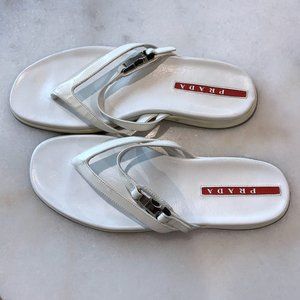 PRADA White Sandals